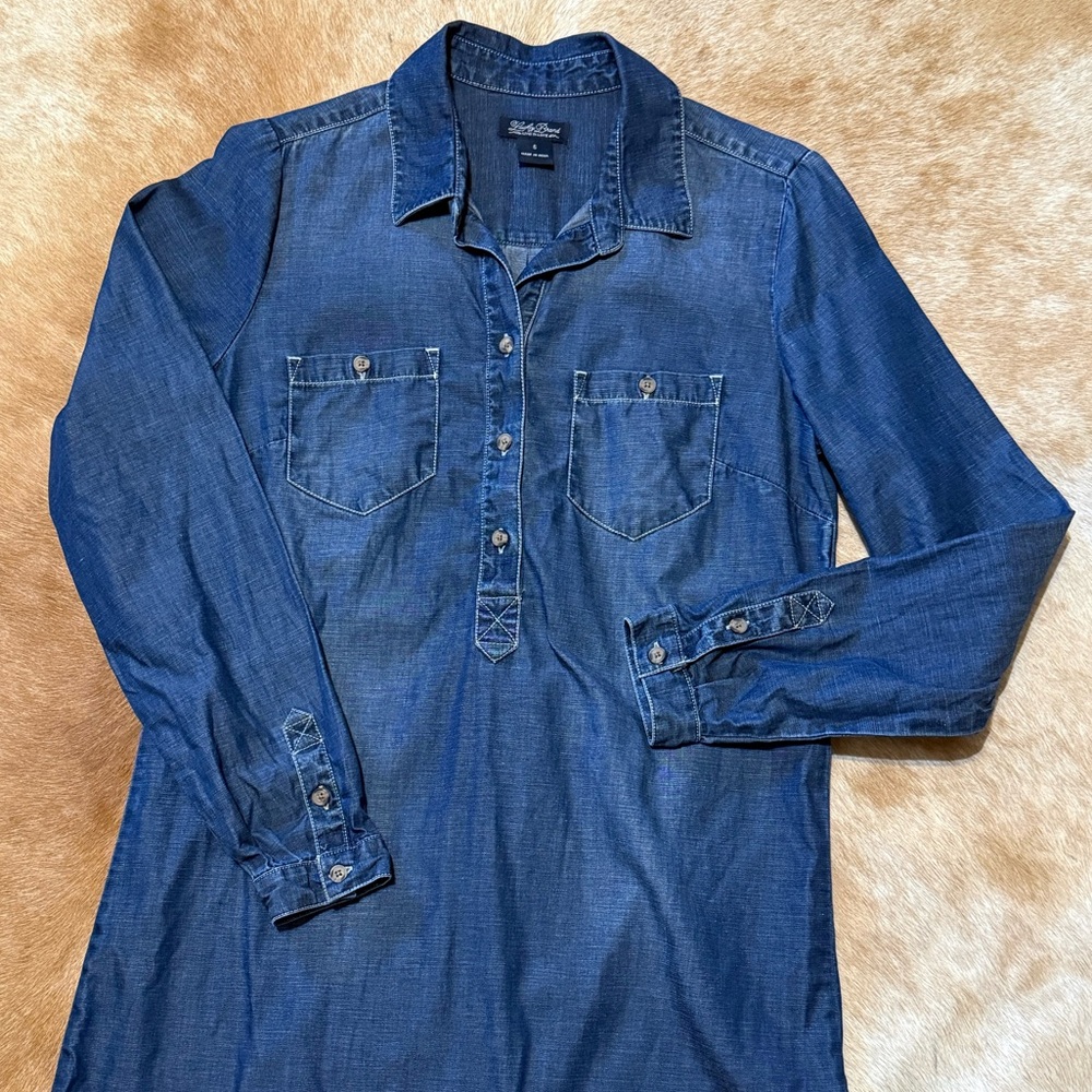 Lucky Brand Denim Blue Shirt Dress ~ Sz. S